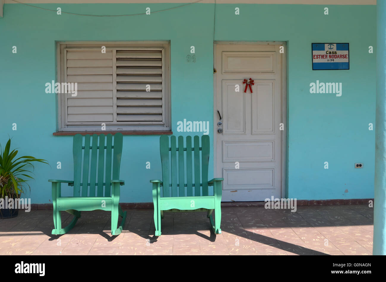 Casa, 2016, Cuba Vinales Banque D'Images