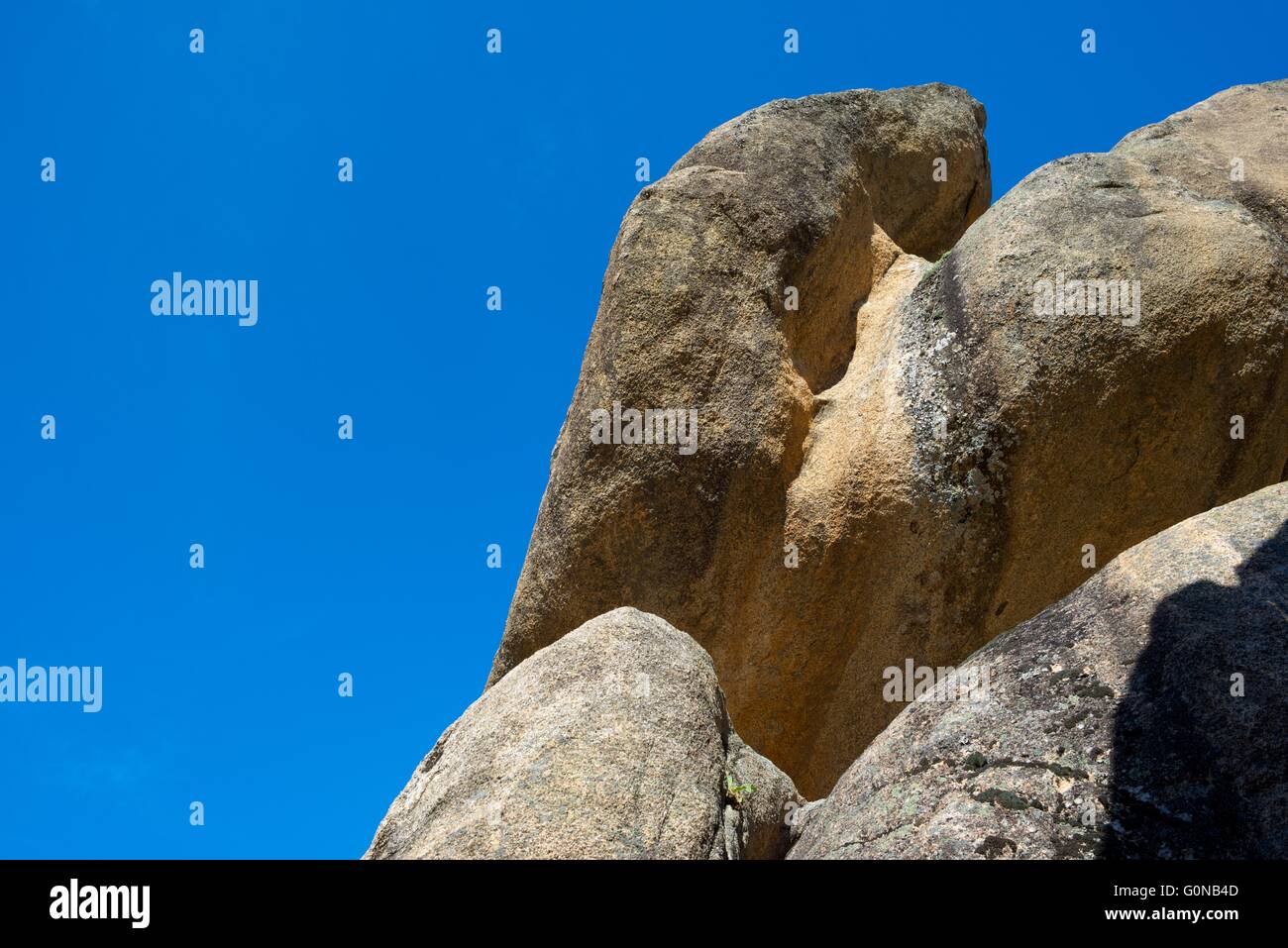 Rock formation à la Pedriza Parc Naturel, Madrid, Espagne, Banque D'Images