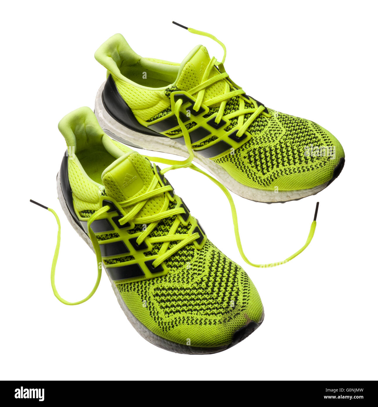 Adidas chaussures de course ultra Boost. Banque D'Images