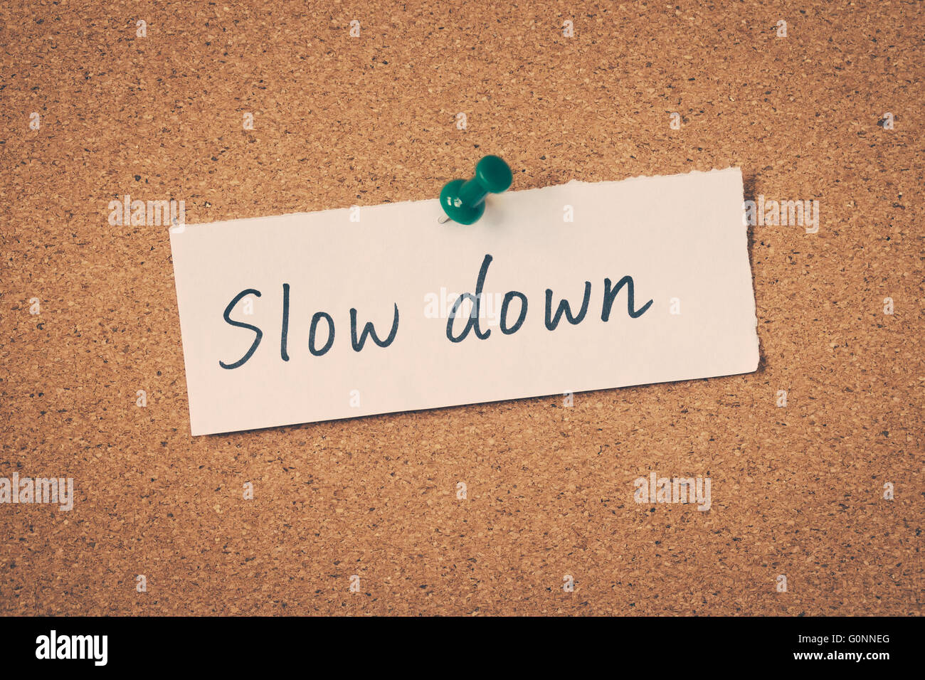 Ralentir Banque D'Images