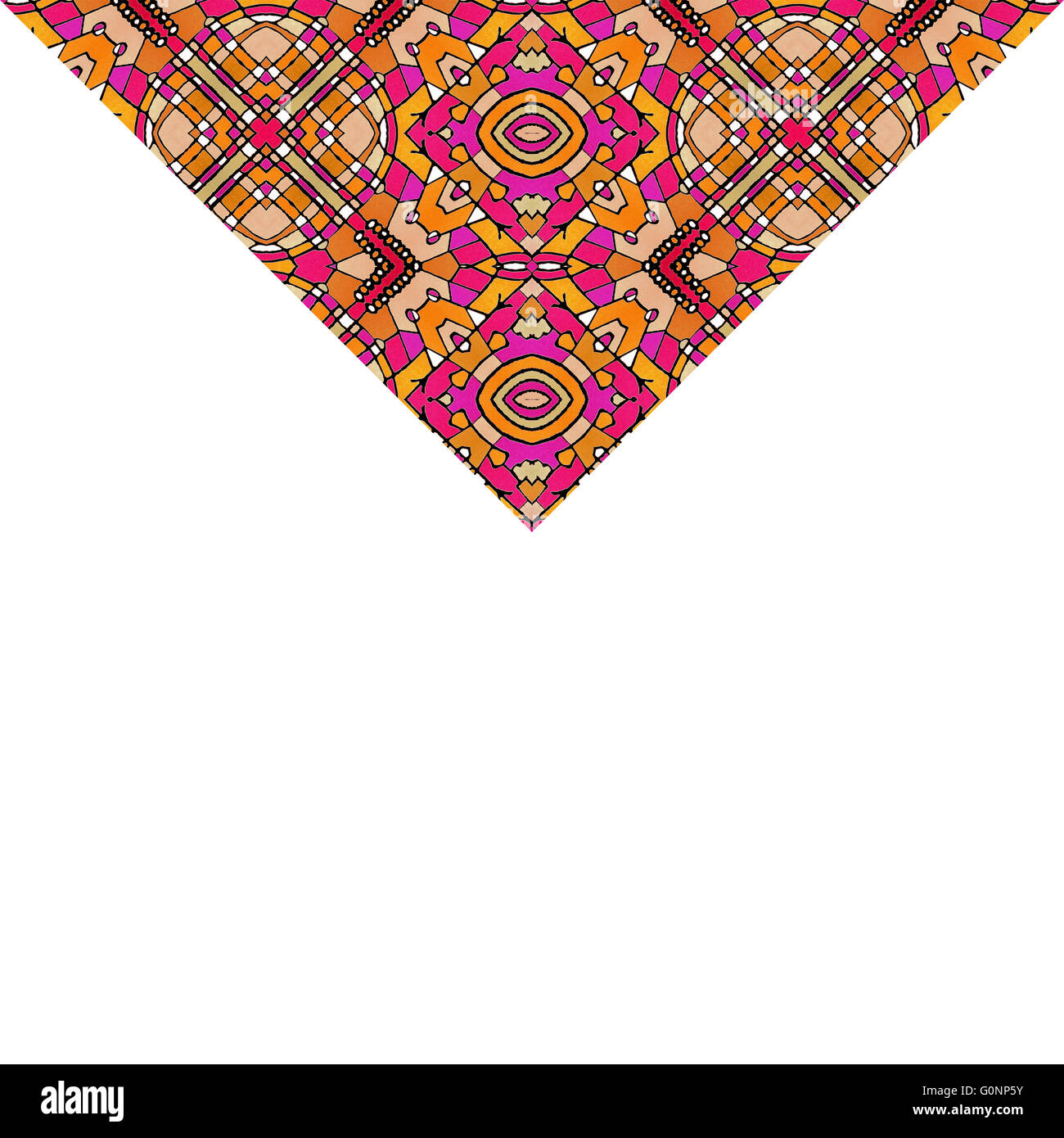 Résumé motif géométrique colorée transparente multicolore dans des tons vifs et saturées. Banque D'Images