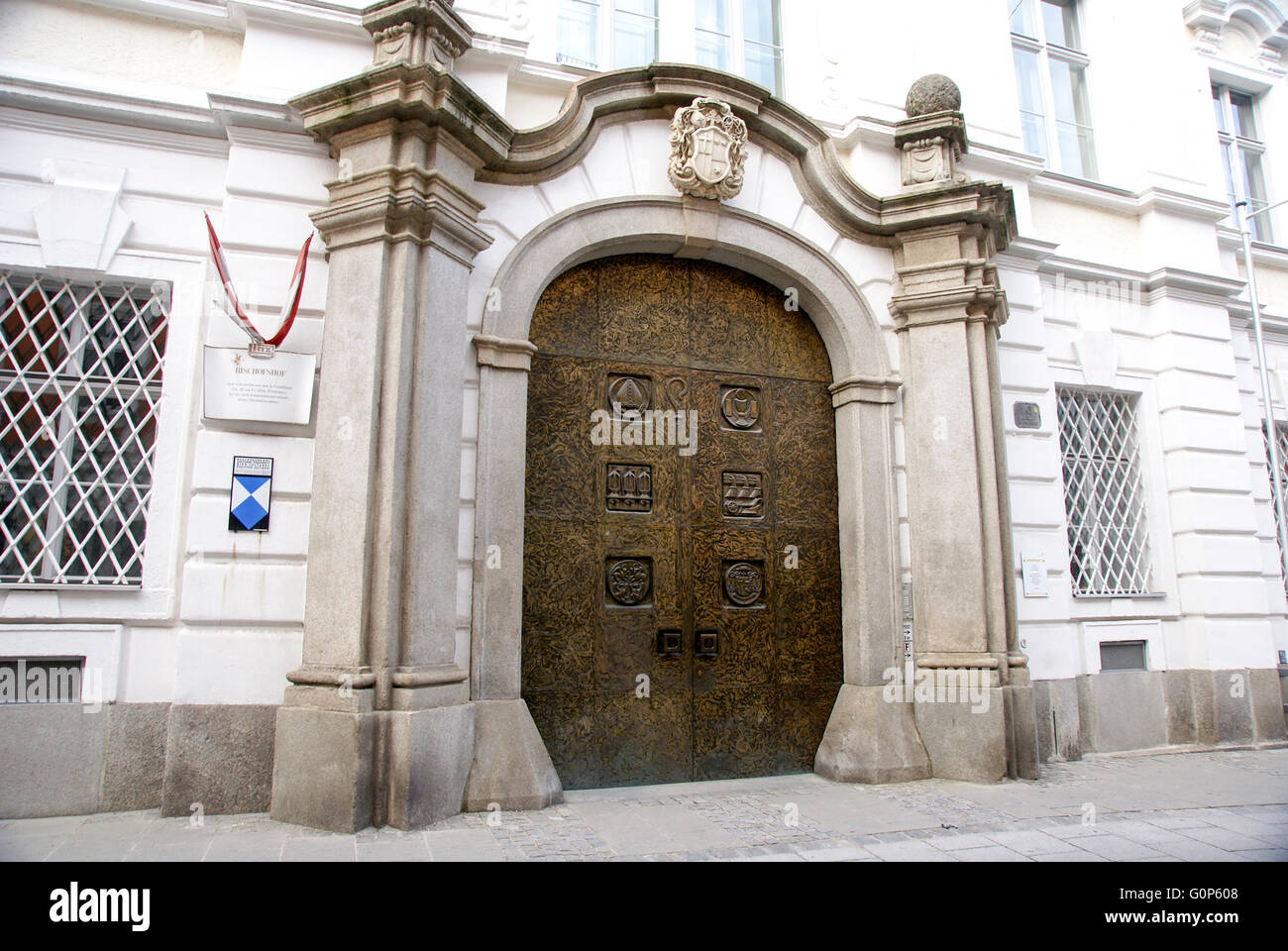Linz, Autriche, vieille ville Banque D'Images