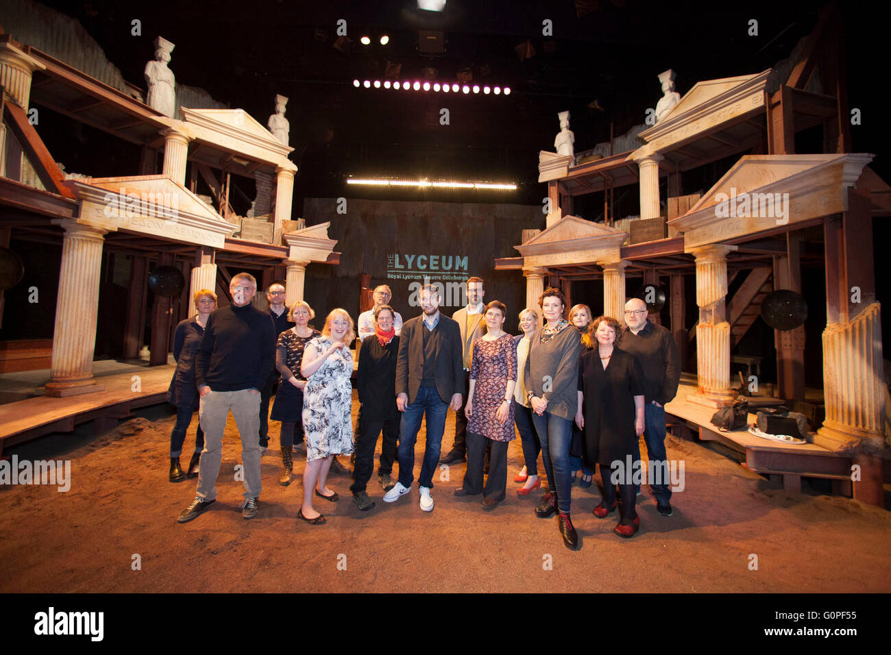 Edinburgh, Scotland UK. 3e mai 2016. Lancement presse dramaturge de renommée internationale, David Greig's première saison en tant que directeur artistique du Royal Lyceum Theatre d'Édimbourg. Pako Mera/Alamy Live News. Banque D'Images