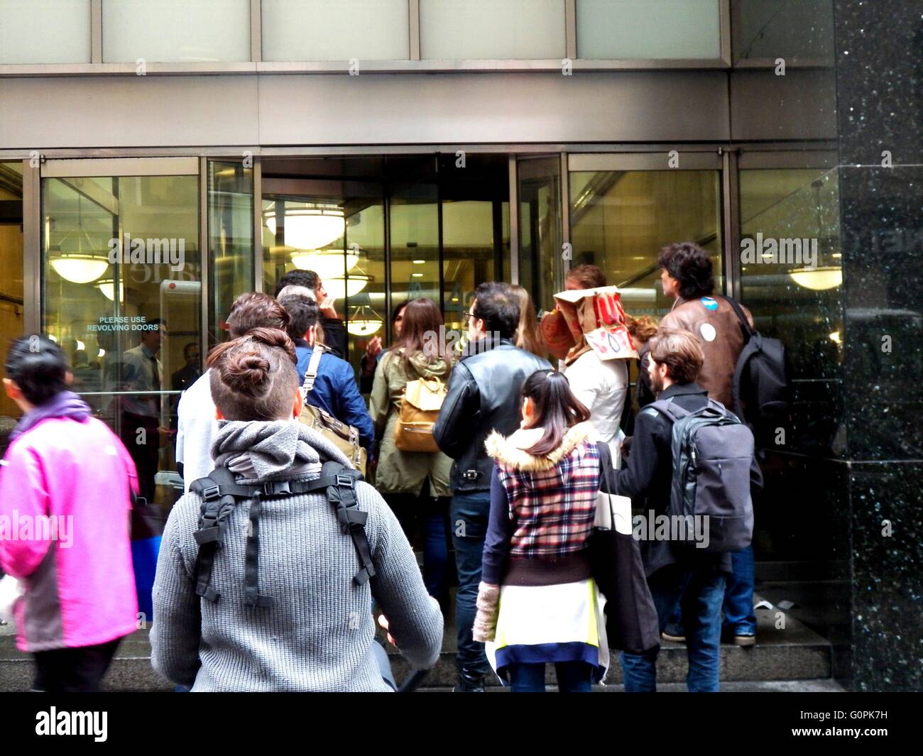 New York, NY, USA. 3 mai 2016- Rassemblement contre la fraude électorale,NYC lors du Conseil d'élections. Credit : Mark Apollo/Alamy Live News Banque D'Images