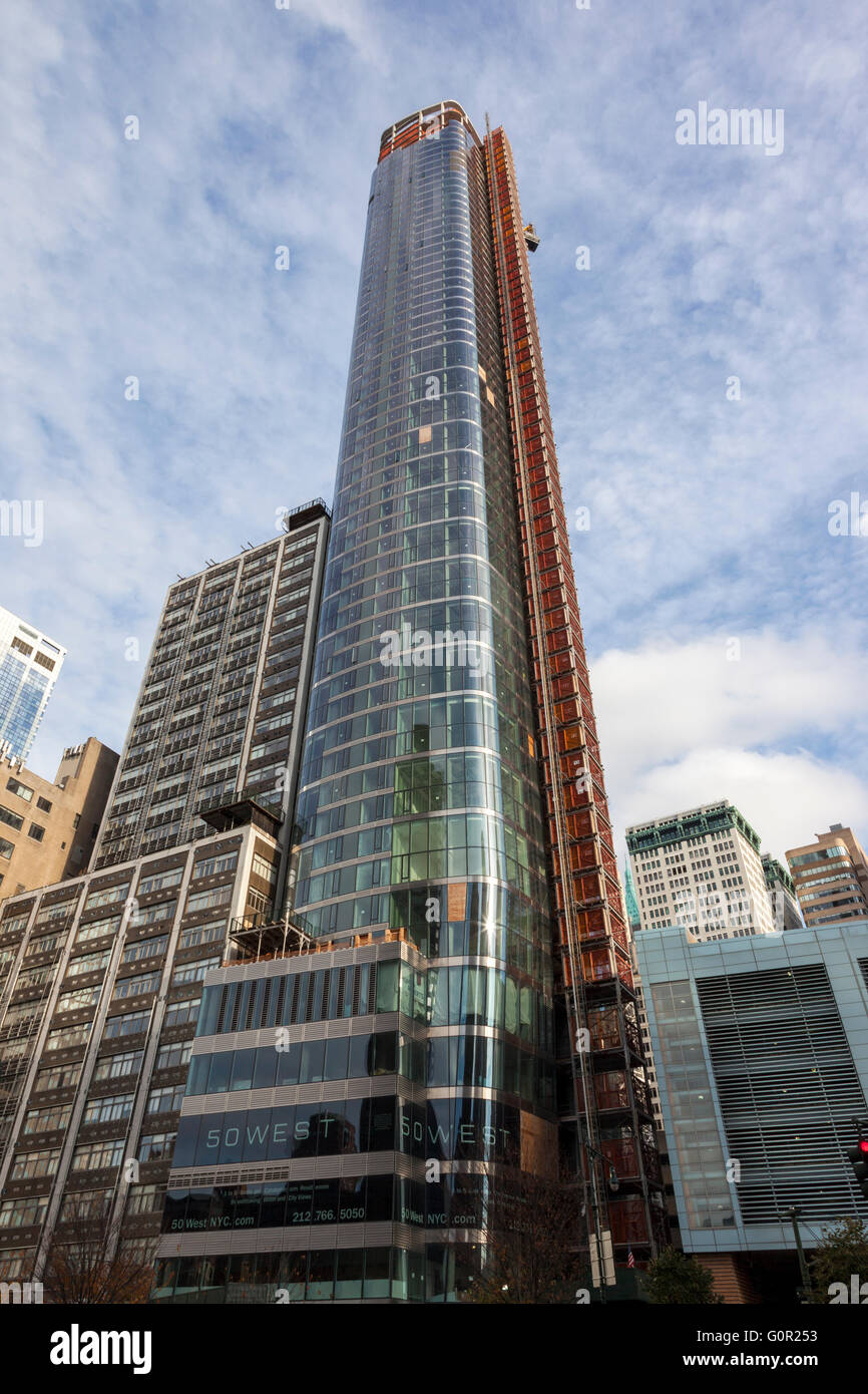 50 West Street gratte-ciel, New York City, USA, États-Unis d'Amérique Banque D'Images