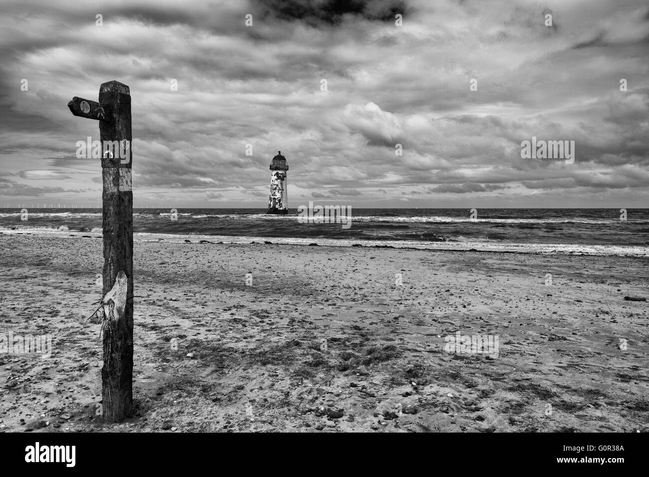 Plage de Talacre fait partie d'un village de Flintshire, sur la côte nord du Pays de Galles dans la communauté d'Llanasa Banque D'Images