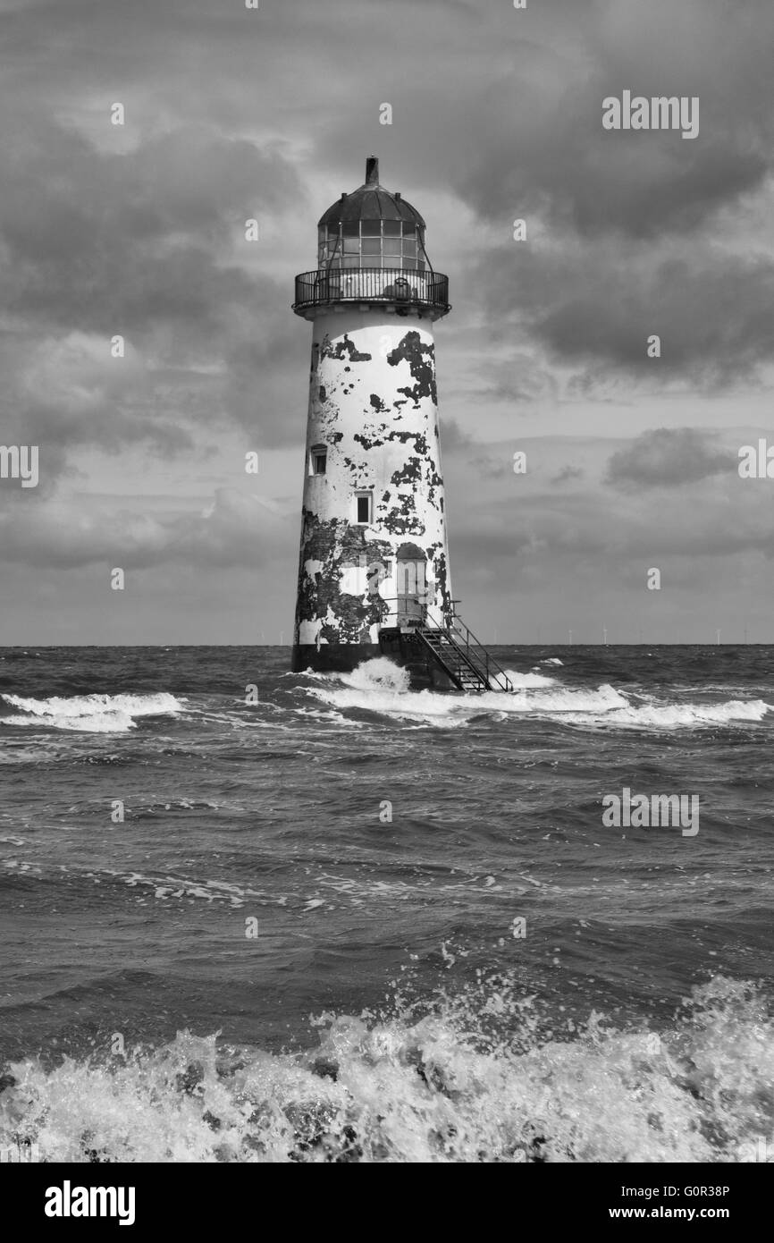 Plage de Talacre fait partie d'un village de Flintshire, sur la côte nord du Pays de Galles dans la communauté d'Llanasa Banque D'Images