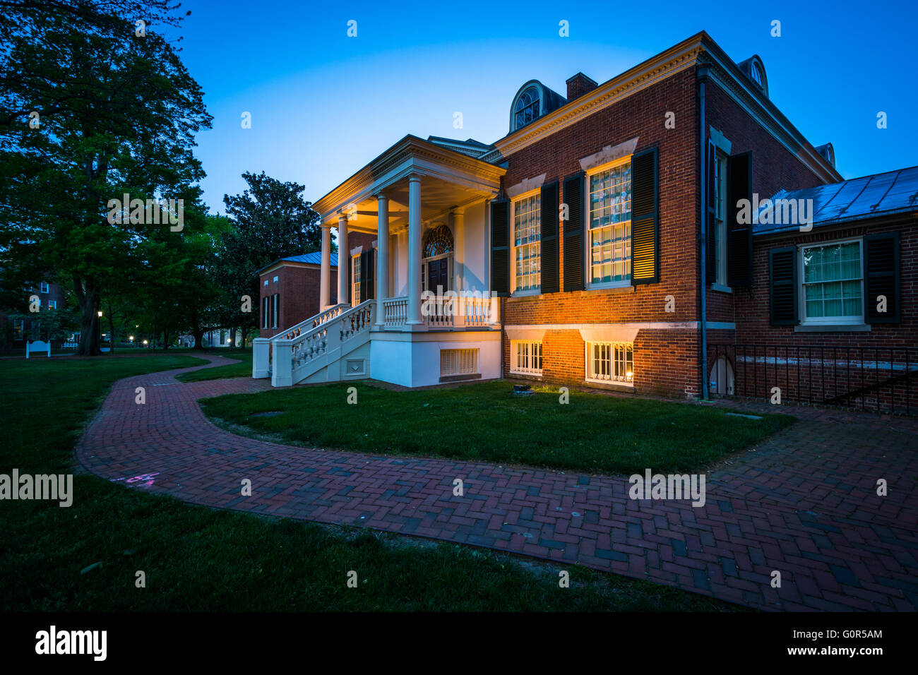 Le musée Homewood à Johns Hopkins University, à Baltimore, Maryland. Banque D'Images
