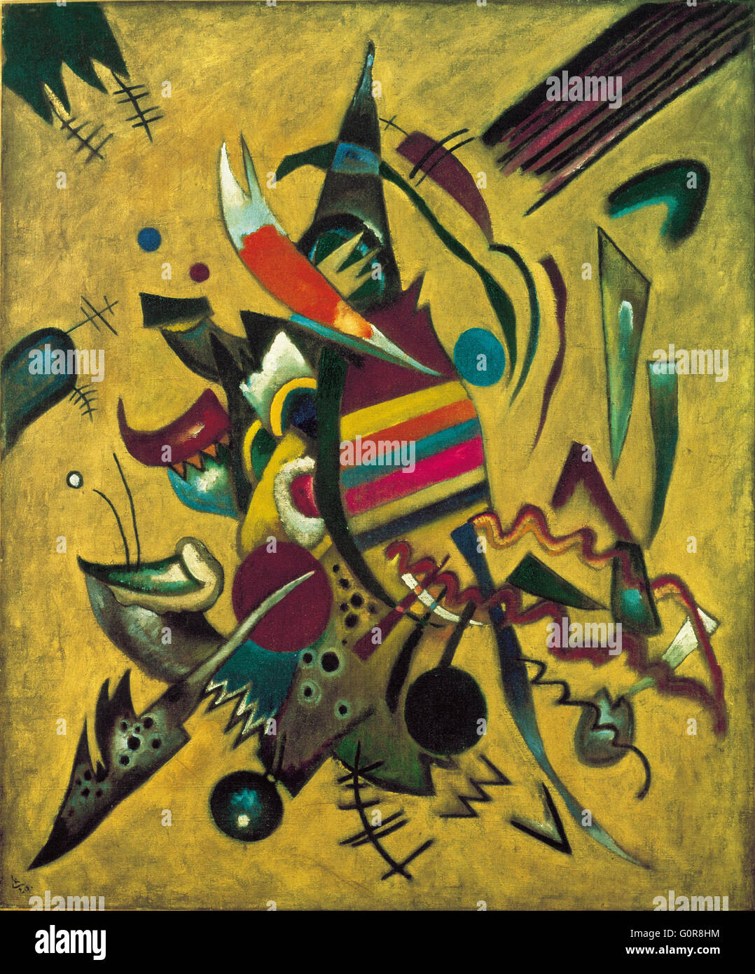 Wassily Kandinsky, 1920 - Points - Ohara Museum of Art, Japon Banque D'Images Wassily Kandinsky, 1920 - Points - Ohara Museum of Art, Japon Banque D'Images