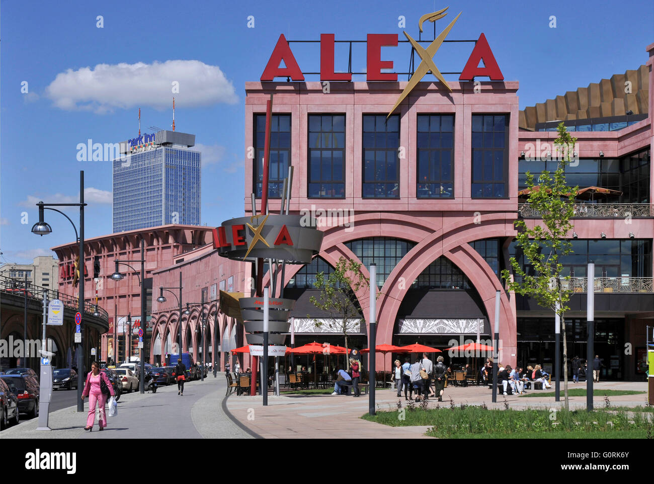 Centre commercial Alexa, Alexanderplatz, Dircksenstrasse, Mitte, Berlin, Allemagne Banque D'Images