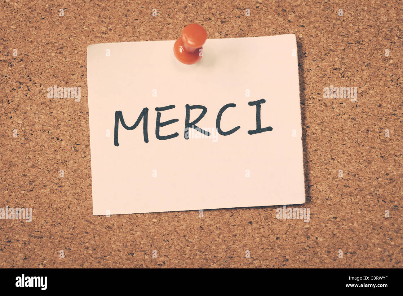 Merci Banque D'Images