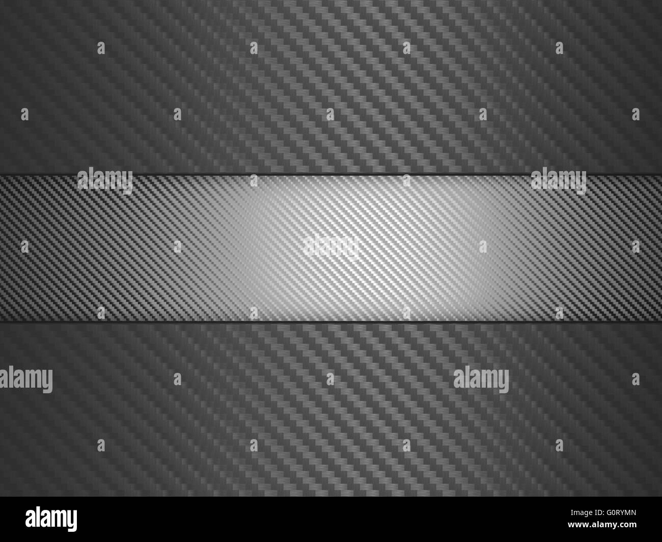 Image 3D de la texture de la fibre de carbone classique Banque D'Images