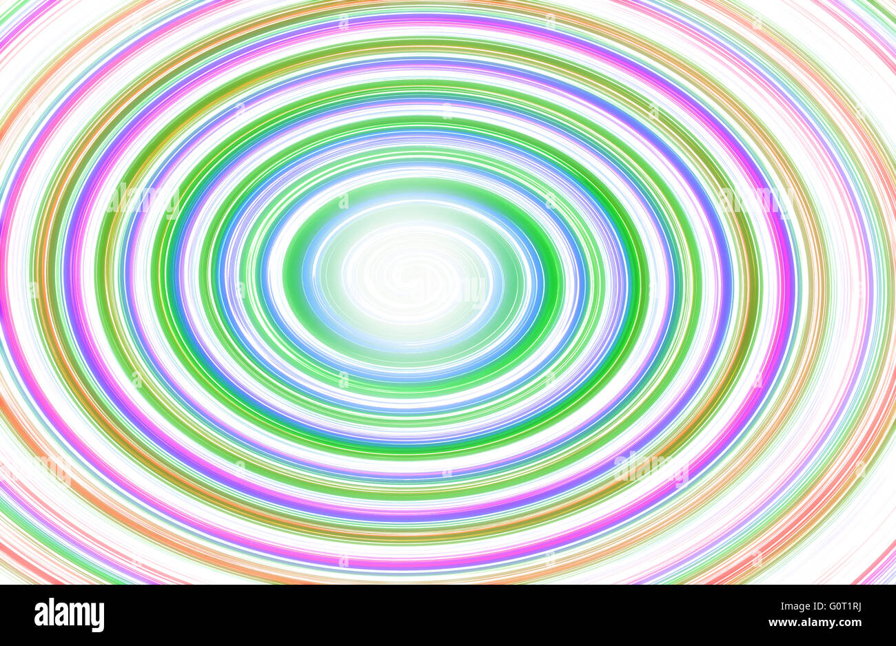 Résumé fond multicolore avec cercle en spirale Banque D'Images