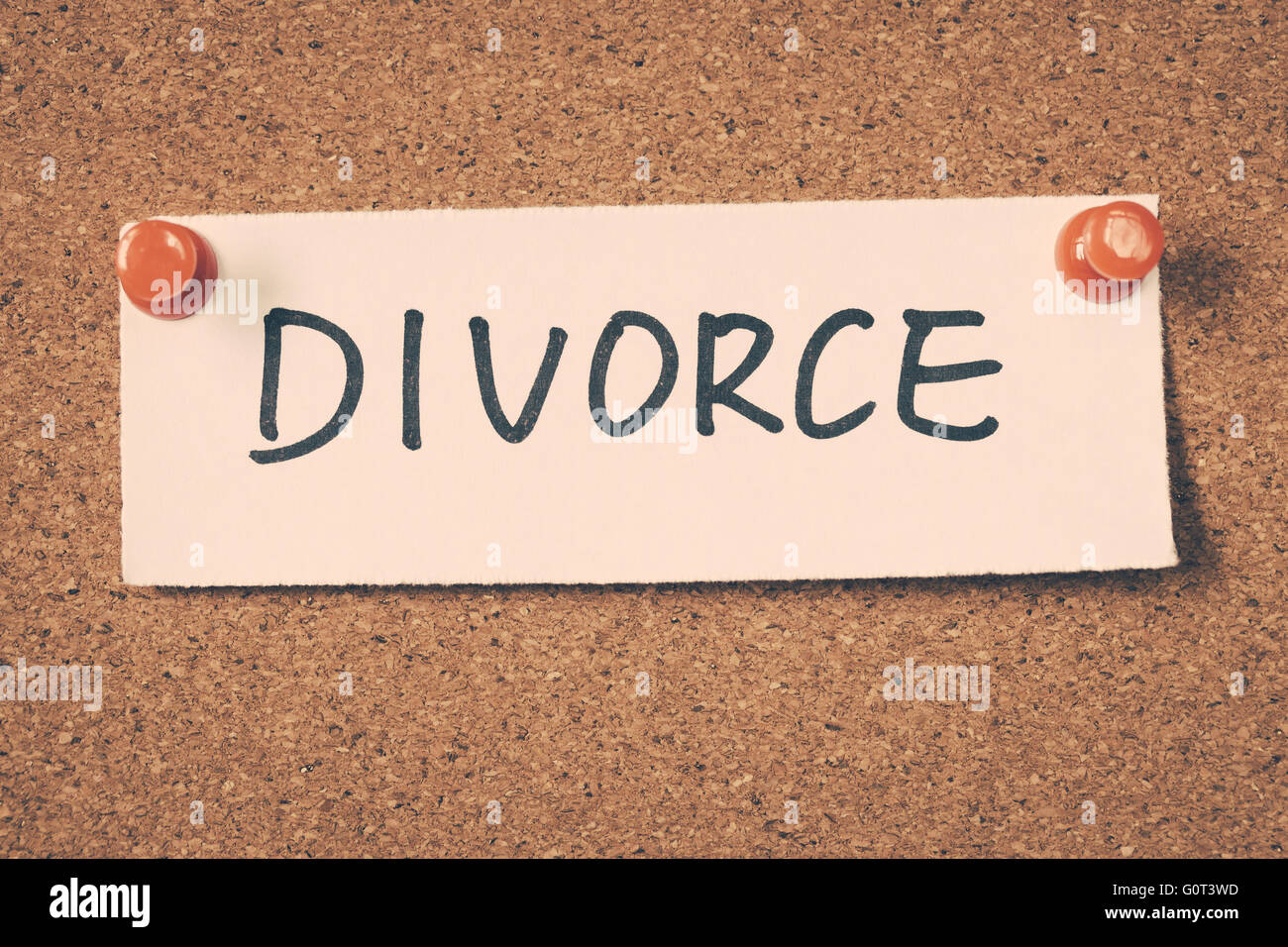 divorce Banque D'Images