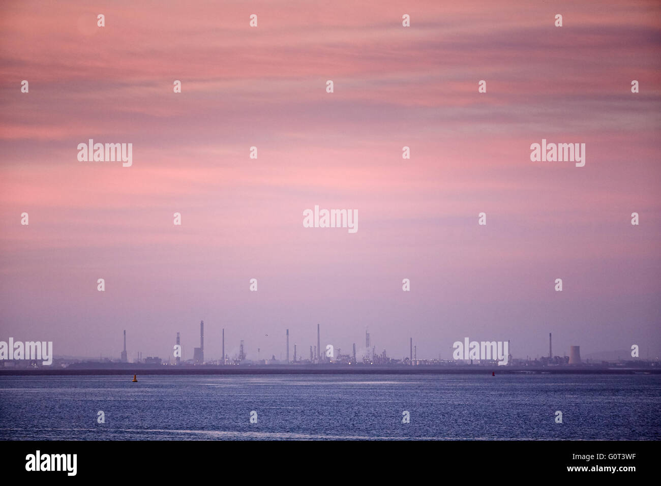 ICI Stanâow sur la Mersey Banque D'Images