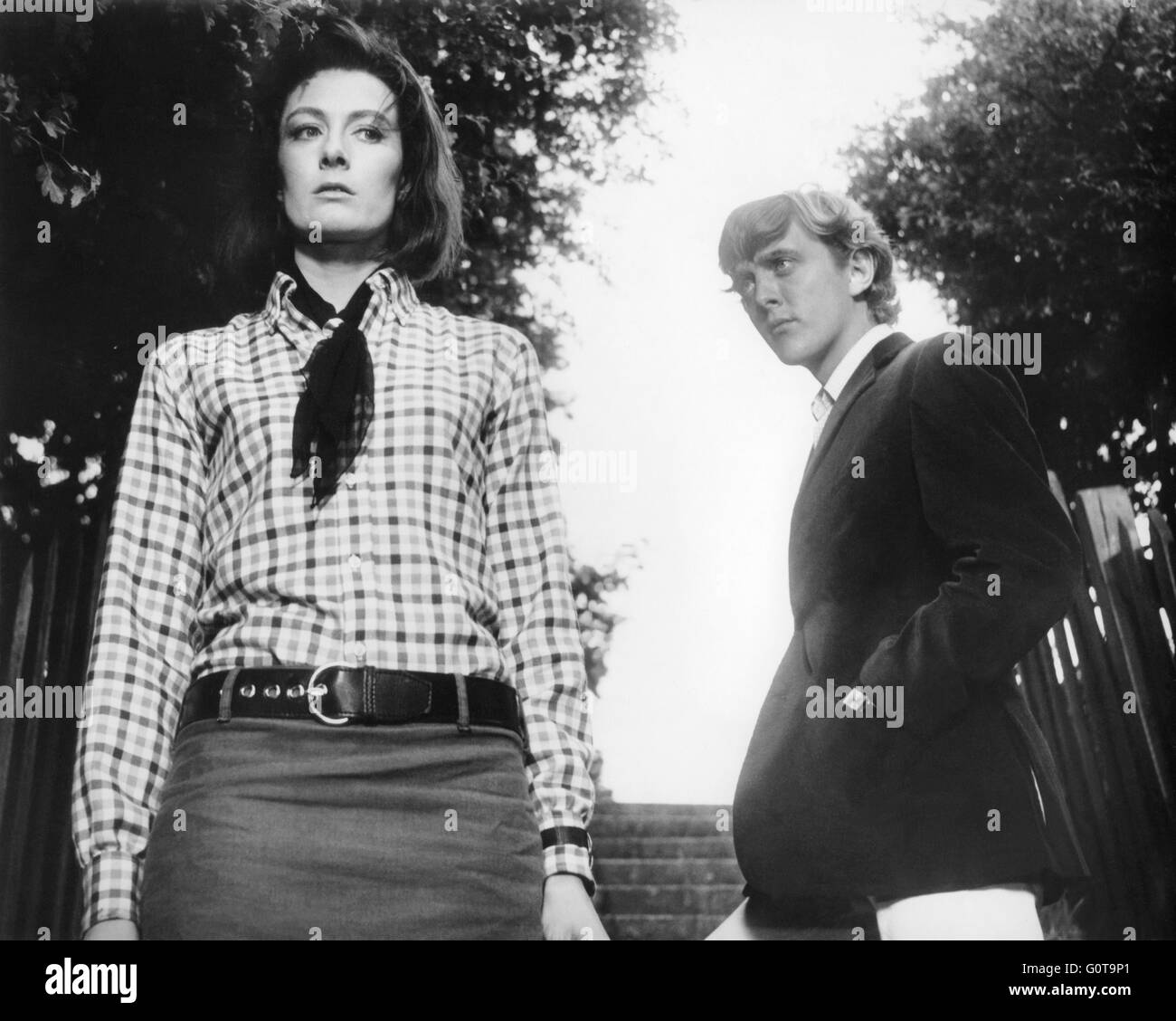 Vanessa Redgrave et David Hemmings / Blow-up / 1966 réalisé par Michelangelo Antonioni (Pont Films - Carlo Ponti - Production Metro-Goldwyn-Mayer) Banque D'Images