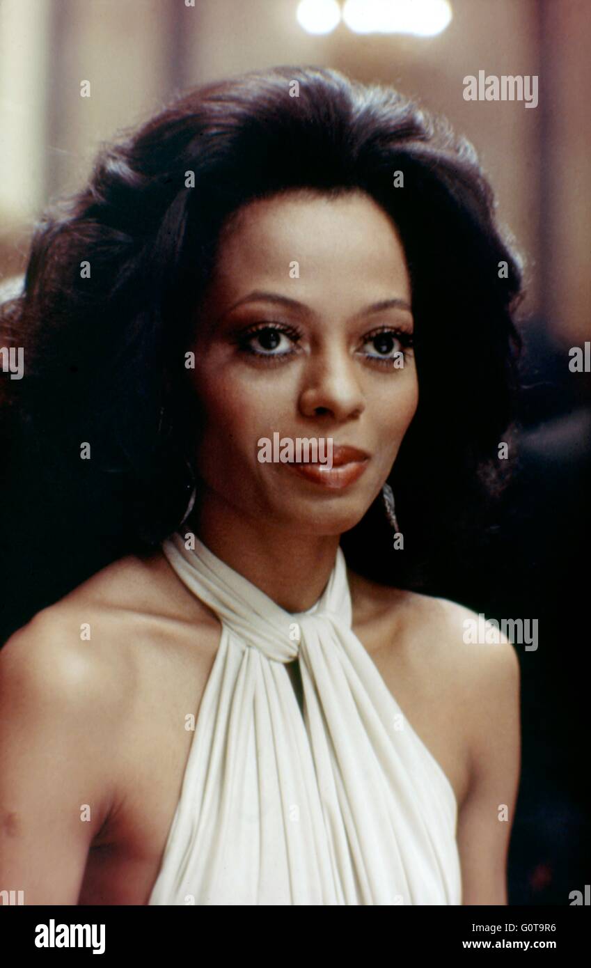 Diana Ross / Acajou / 1975 réalisé par Berry Gordy et Tony Richardson (Motown Productions / Nikor Productions / Paramount Pictures) Banque D'Images