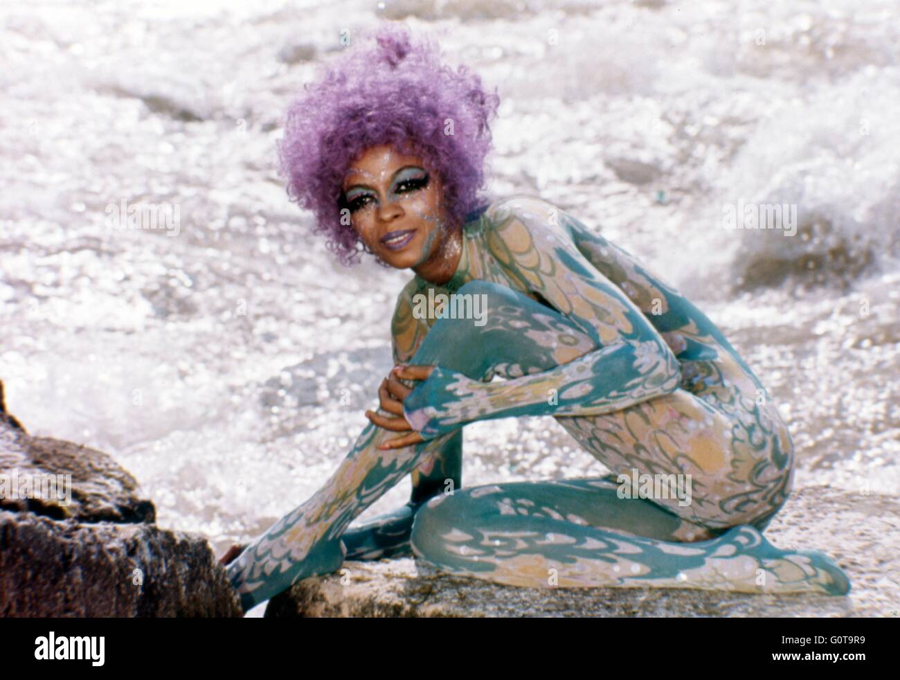 Diana Ross / Acajou / 1975 réalisé par Berry Gordy et Tony Richardson (Motown Productions / Nikor Productions / Paramount Pictures) Banque D'Images