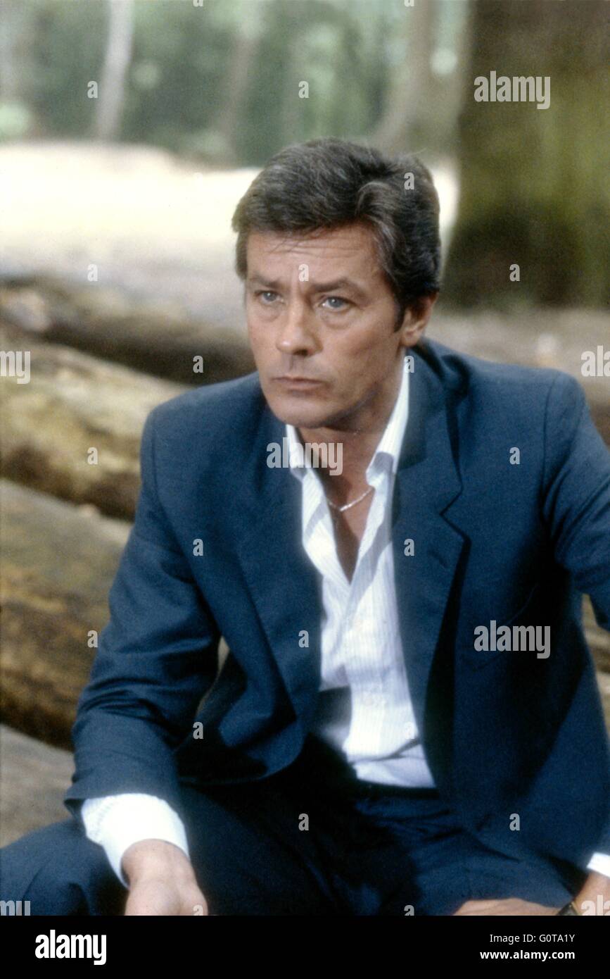 Alain Delon / Le Battant / 1983 réalisé par Alain Delon (et Robin Davis) (Adel Productions / T. Films) Banque D'Images