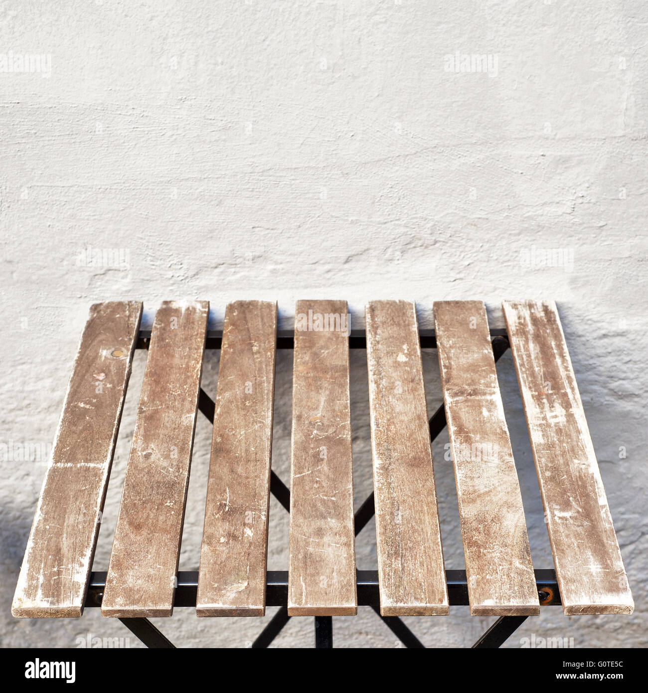 Tableau près du mur Banque D'Images