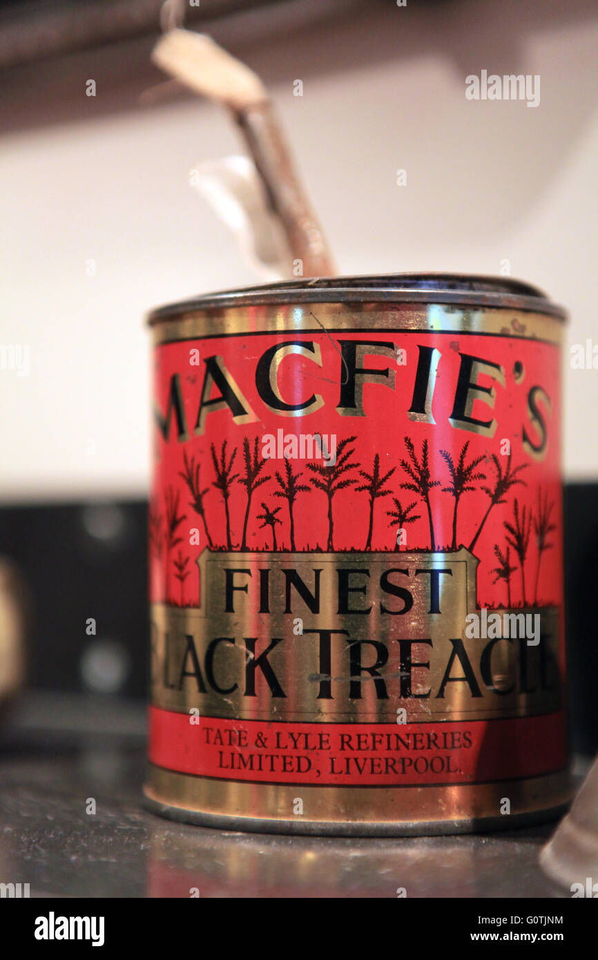 Macfie's finest Jack de mélasse old vintage tin, Tate & Lyle Refineries Limited, Liverpool Banque D'Images