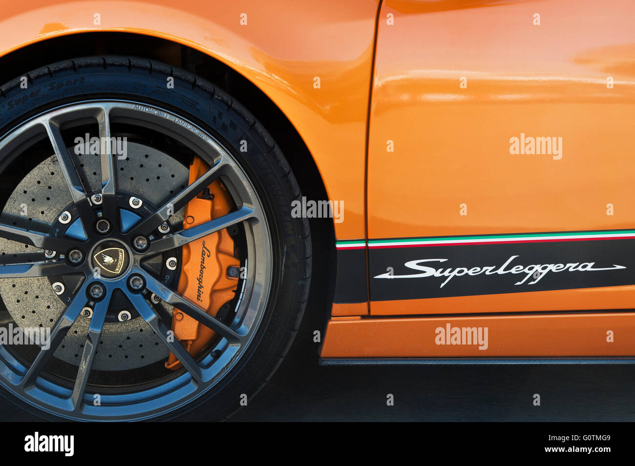 Lamborghini superleggera résumé. L'Italien super voiture Banque D'Images