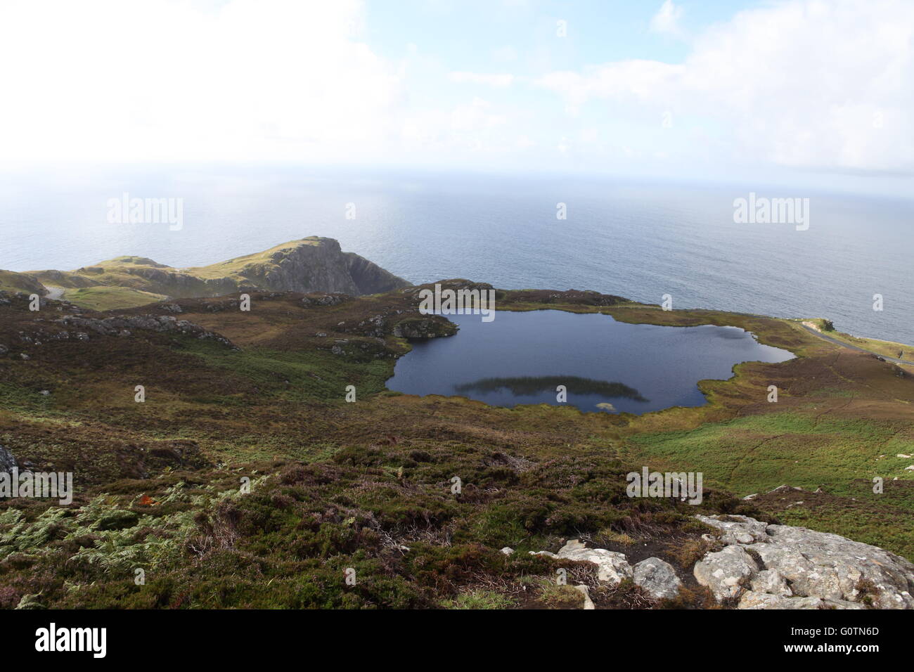 Les falaises de Slieve League, Co Donegal, Irlande Banque D'Images