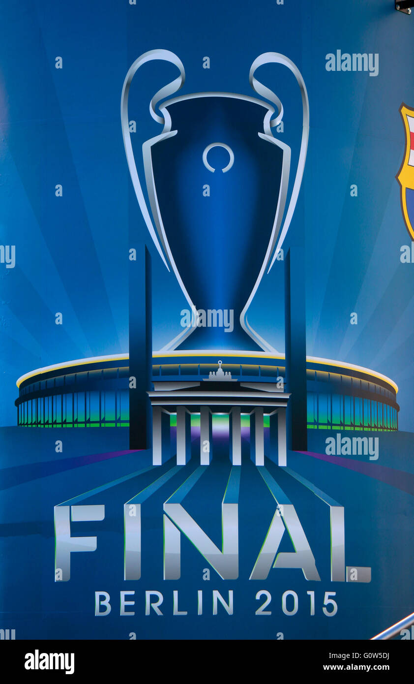 Logo das des 'Champions League FIFA", Berlin Photo Stock ...