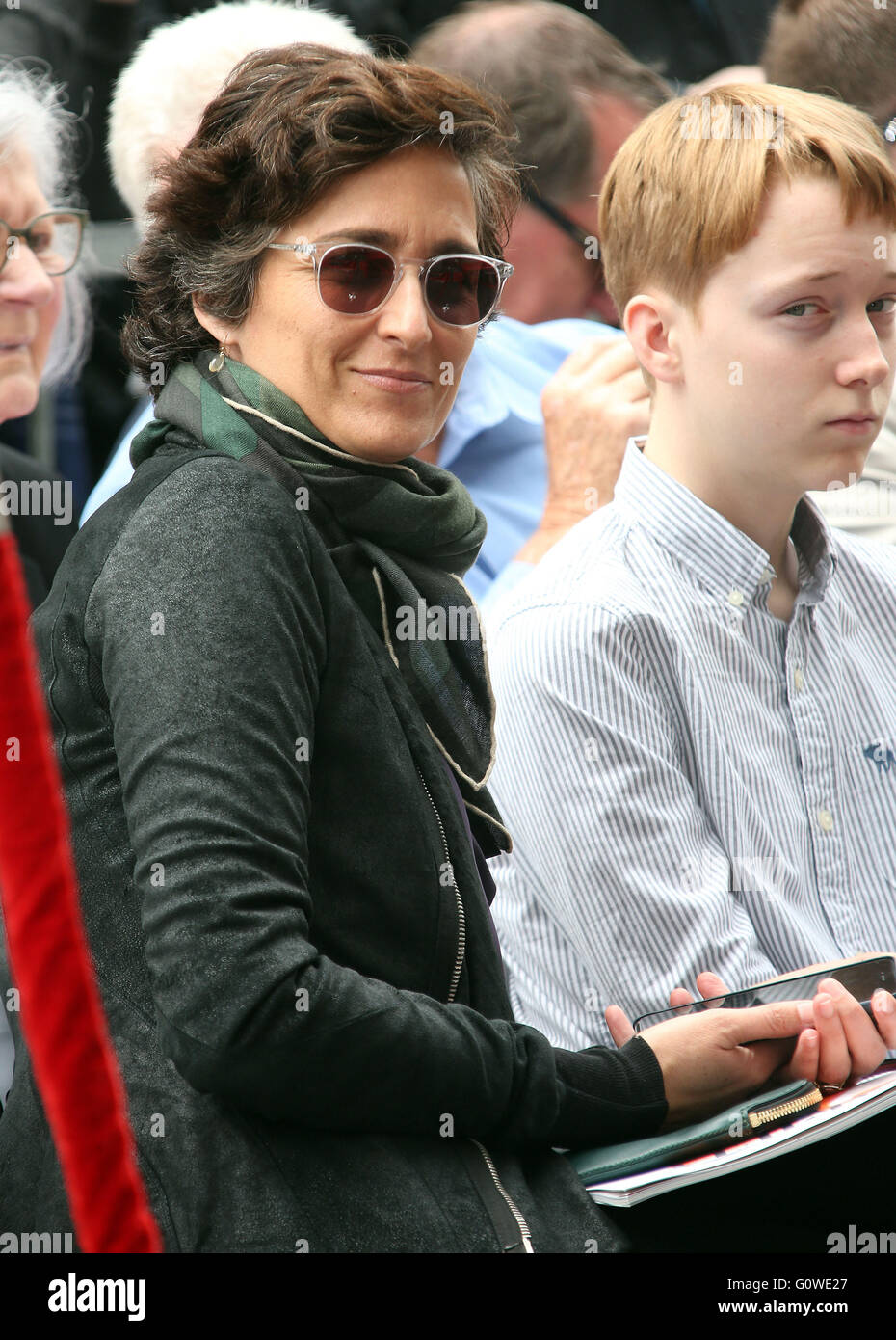 Hollywood, CA, USA. 4 mai, 2016. Alexandra Hedison. Jodie Foster à l'Honneur avec étoile sur le Hollywood Walk of Fame. Photo Credit : Crédit : AdMedia/Sammi Sammi/AdMedia/ZUMA/Alamy Fil Live News Banque D'Images