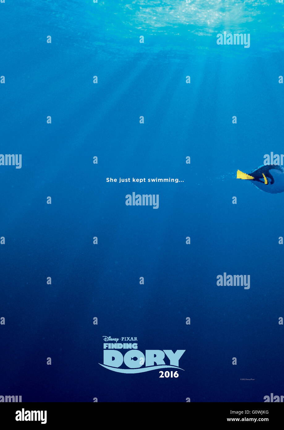 DATE DE SORTIE : Juin 17, 2016 Title : Diagnostic Dory STUDIO : Pixar Animation Réalisateur : Andrew Stanton, Angus MacLane PLOT : Le friendly-mais-mémoire de poisson bleu tang retrouve ses proches, et tout le monde apprend quelques choses sur le vrai sens de la famille le long de la voie sur la photo : Ellen DeGeneres comme Dory (voix) (Crédit : c Pixar/images/) Banque D'Images