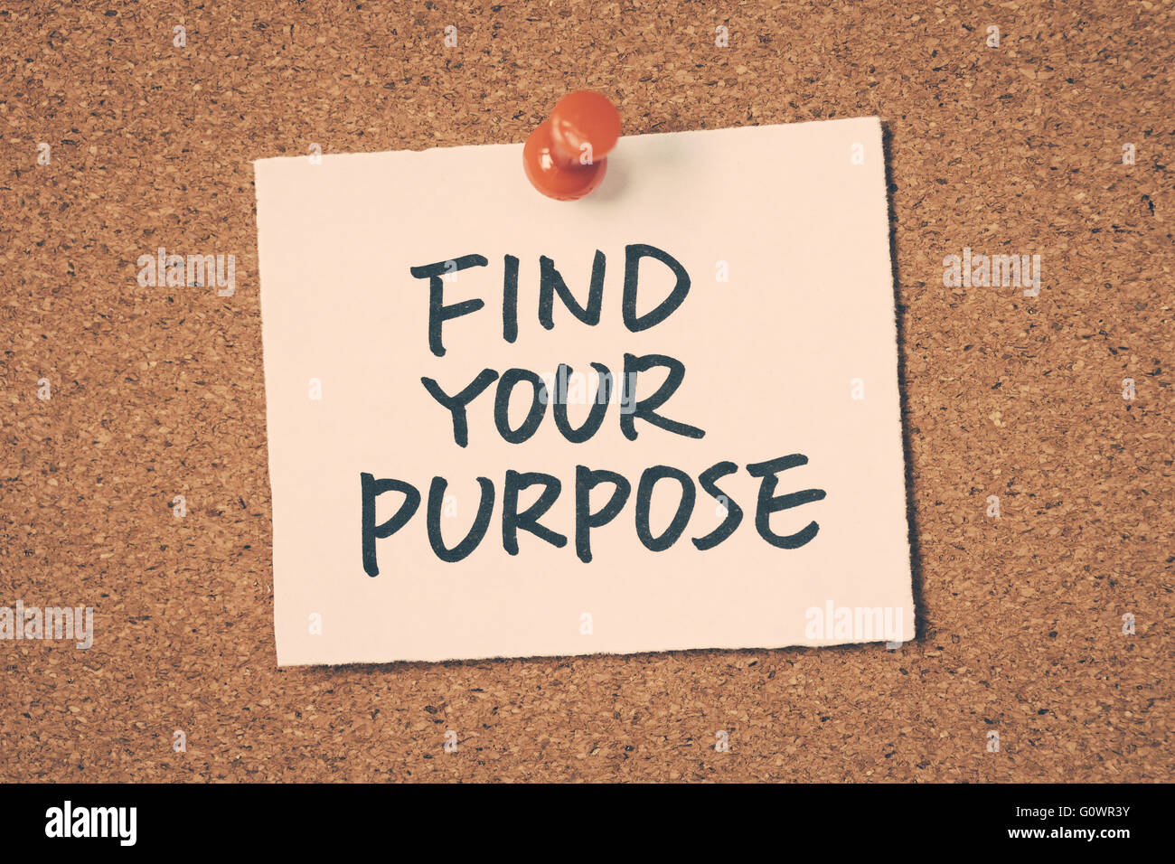 Trouver votre but Banque D'Images