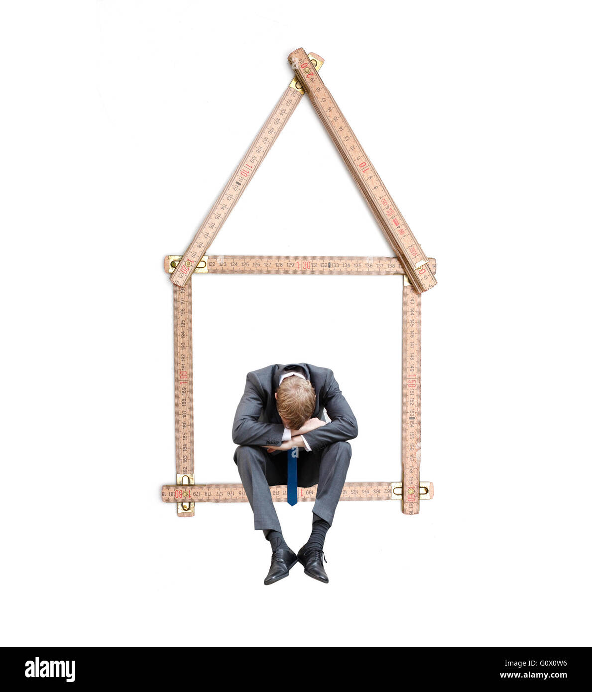 Une crise de la propriété à la hausse Banque D'Images