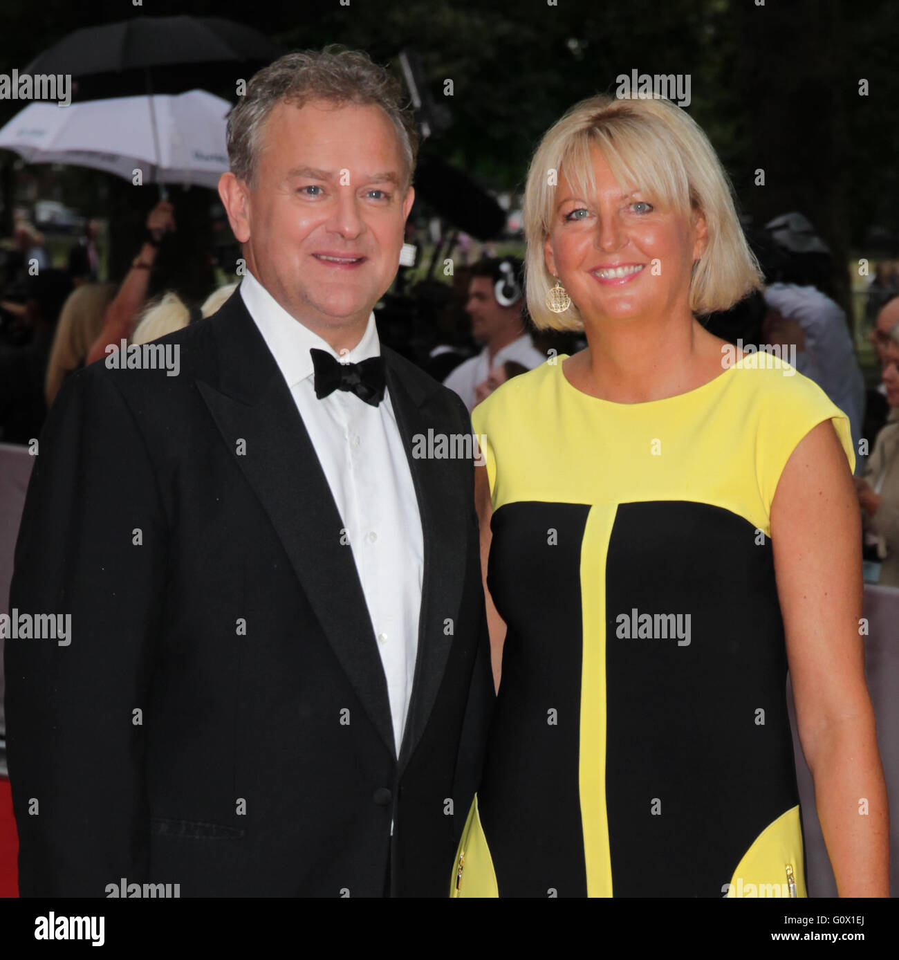 Londres, Royaume-Uni, 11 août 2015 : Hugh Bonneville assiste à la BAFTA hommage à Downton Abbey à Londres Banque D'Images