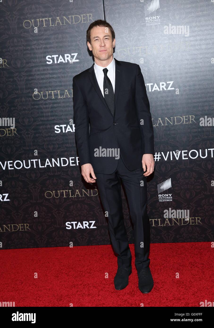 Première mondiale de 'Outlander' La Saison 2 s'est tenue au Musée Américain d'Histoire Naturelle comprend : Tobias Menzies Où : New York, New York, United States Quand : 05 Avr 2016 Banque D'Images