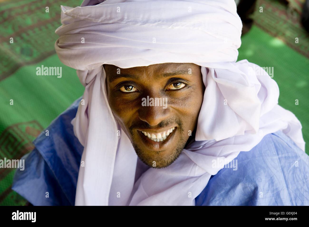 Wadabe Prince de tribu. Foularari. Niger Banque D'Images