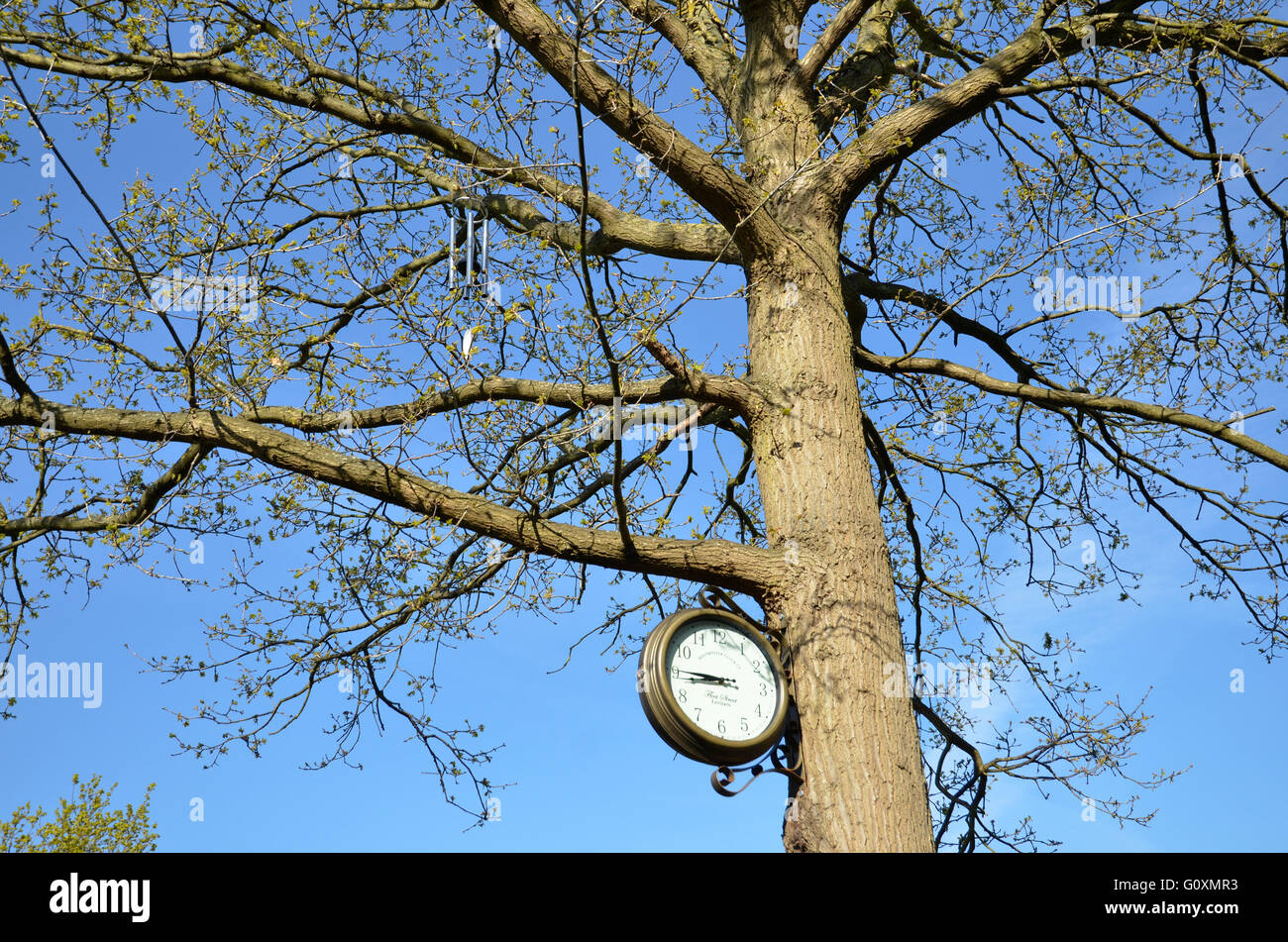 Souvenirs de fer sur l'OId Alban way at Old Nast Hyde, entre l'Hatifeld et St Albans dans le Hertfordshire. Banque D'Images