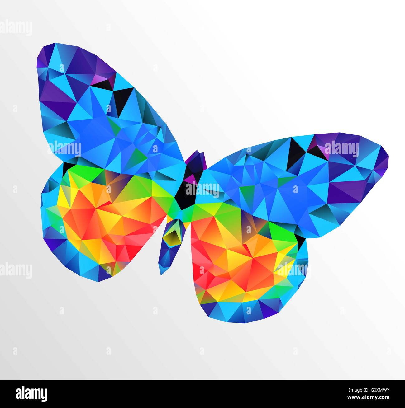 Logo Papillon Multicolore Image Vectorielle Stock Alamy