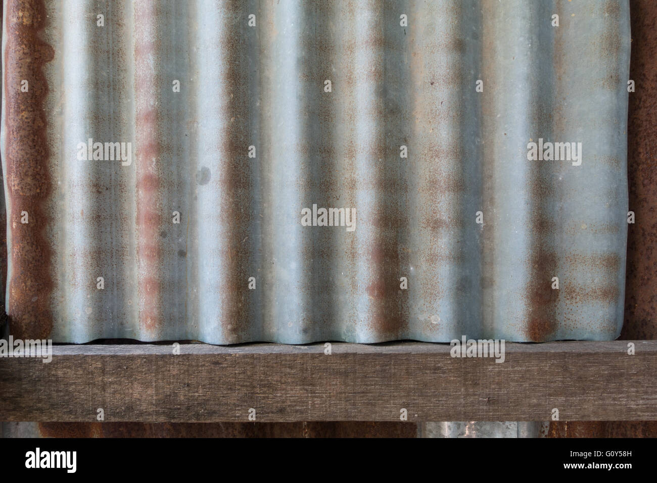 Rusty old zinc texture background Banque D'Images