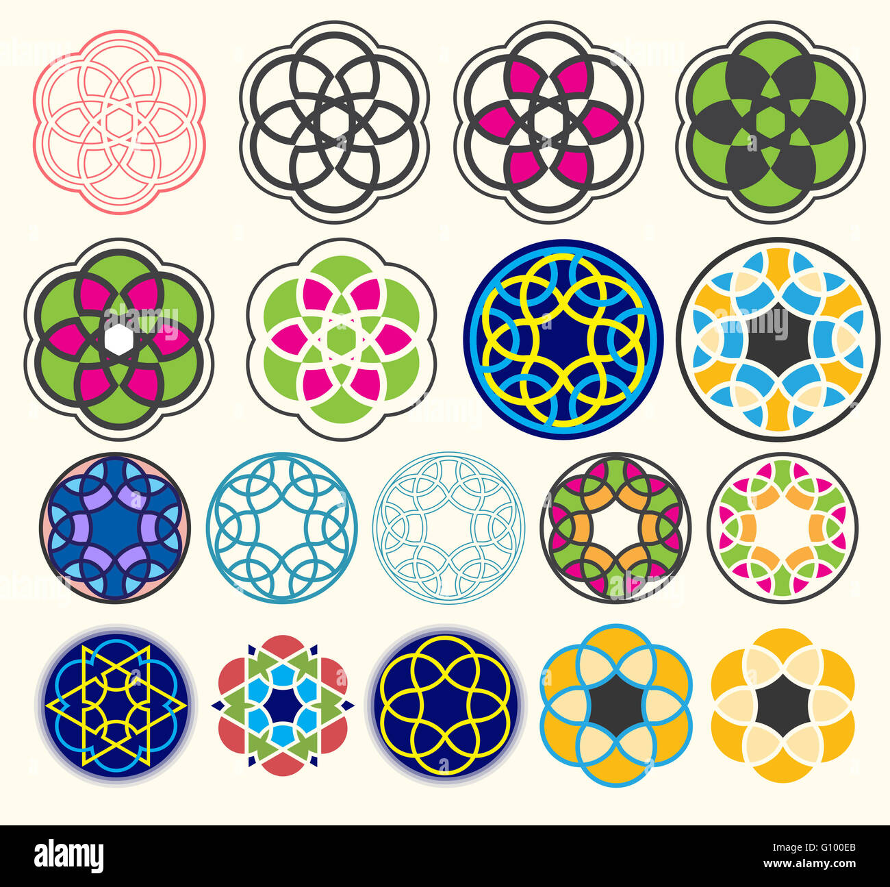 Un dessin de formes géométriques. Ensemble parfait de carte, couverture de livre, islamique, métalliques, logo. icône, la texture. Banque D'Images