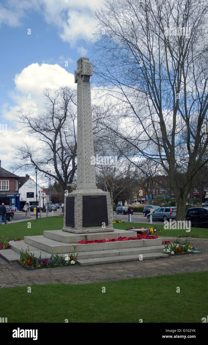 Mémorial de guerre de Harpenden Harpenden Hertfordshire Banque D'Images