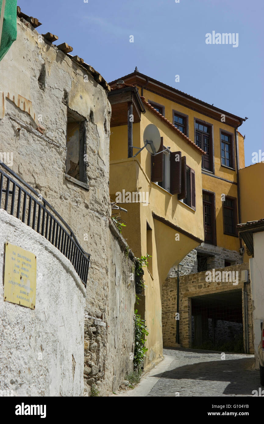L'architecture traditionnelle le long des bâtiments ou Mehmet Ali Mohamed street, Halil Bey complexe. Banque D'Images