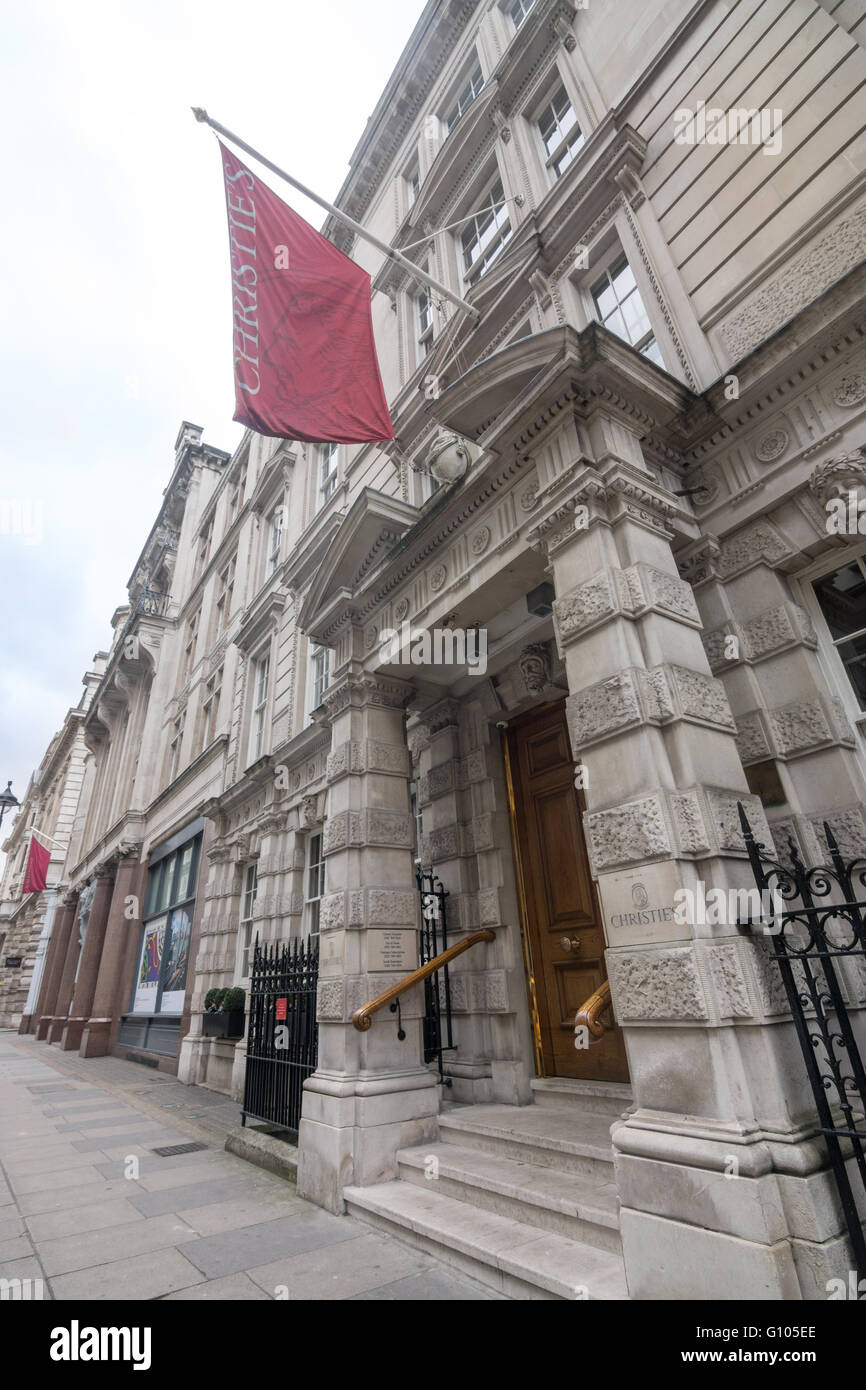 Christies auction house, Londres Banque D'Images