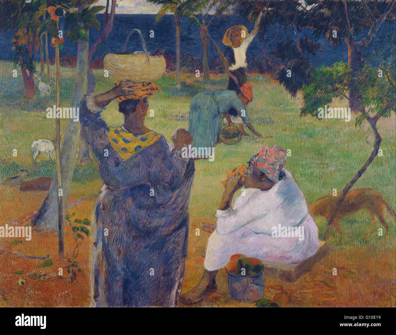 Paul Gauguin - parmi les mangues à la Martinique - Musée Van Gogh ...