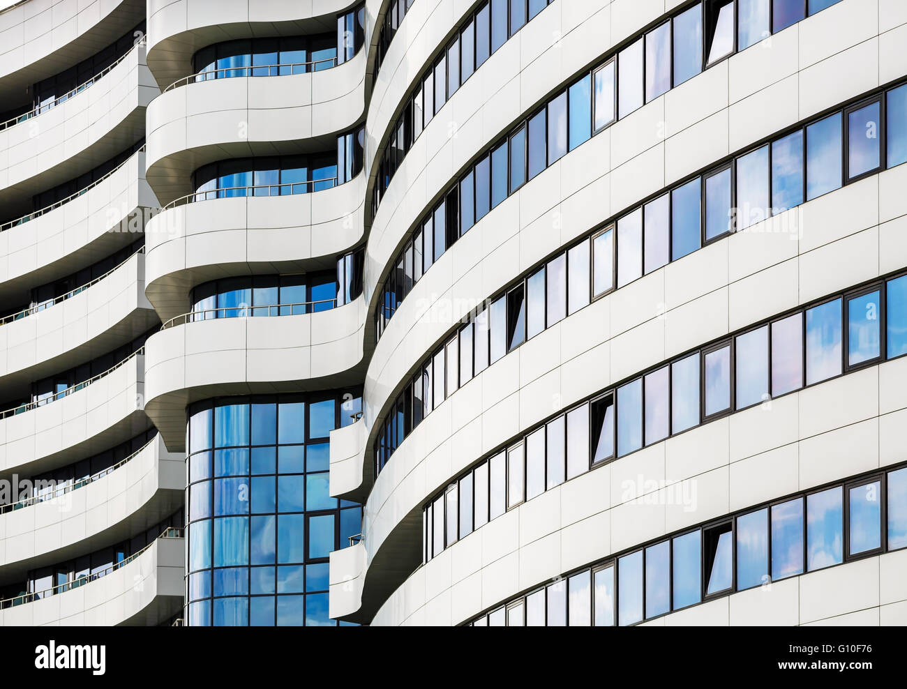 Résumé L'architecture moderne Banque D'Images