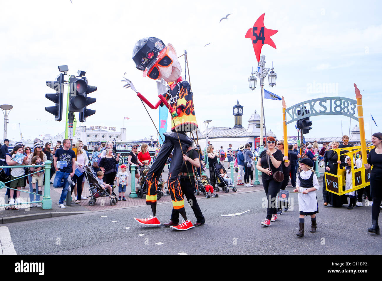 Enfants Brighton's Parade 2016 Banque D'Images