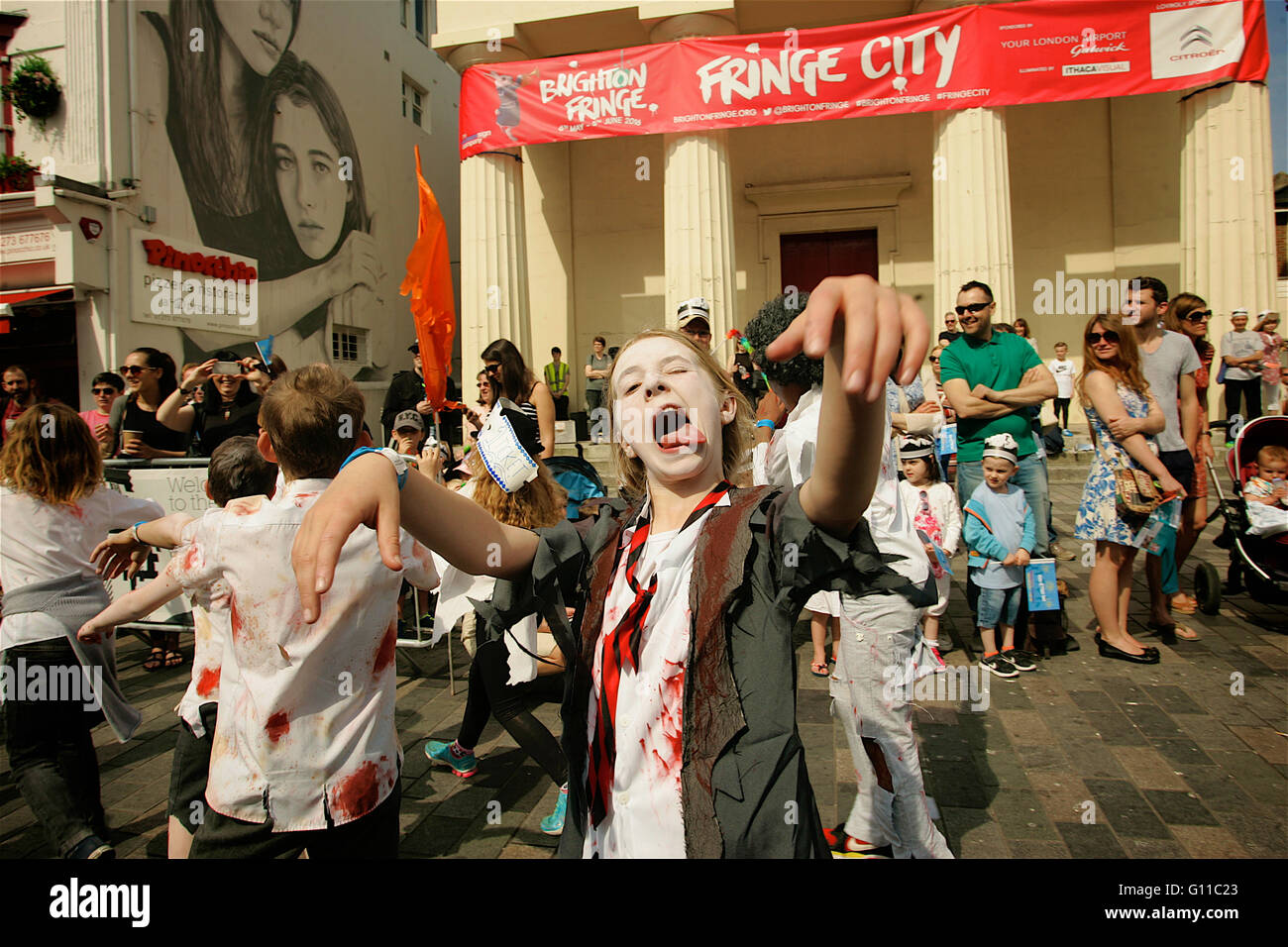 Children's Parade Brighton Banque D'Images