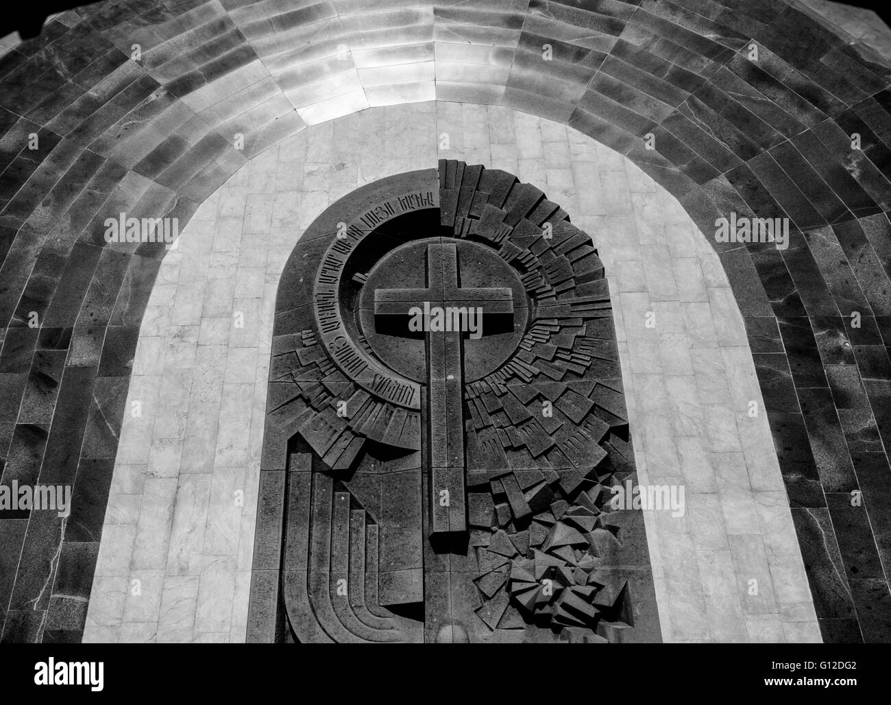 L'Arménie, Erevan | Monument chrétien Banque D'Images
