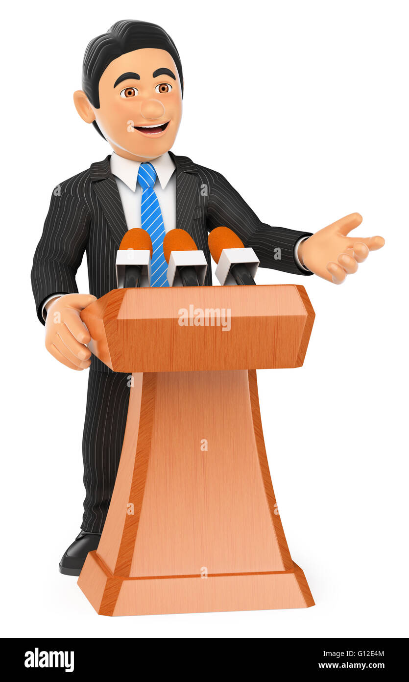 3d les gens d'affaires. Des conférences d'affaires. Conférence. Isolé sur fond blanc. Banque D'Images 3d les gens d'affaires. Des conférences d'affaires. Conférence. Isolé sur fond blanc. Banque D'Images