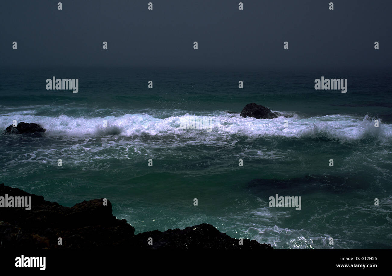 L'Australie : Sea mist sur la mi-côte nord de la Nouvelle-Galles du Sud Banque D'Images