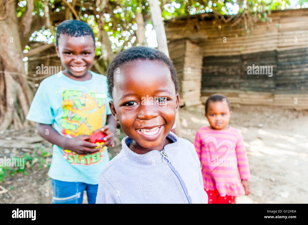 Bhambayi règlement dans le canton à l'Inanda au nord de Durban Banque D'Images